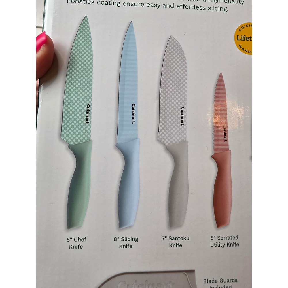 Cuisinart Advantage 10 Piece Knife Set Nonstick Stainless Steel C5510PRFM-8CF F1